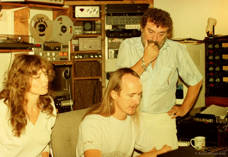 Waldemar Matuška at His First U.S. Recording Session by Kytka Hilmar-Jezek