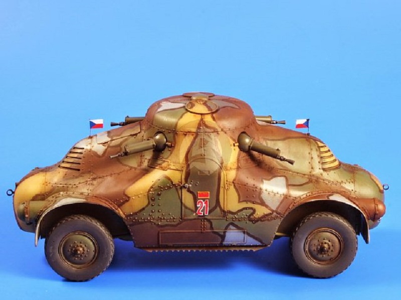 Czechoslovak Armored Car from WWII Skoda Panzerwagen II Turtle