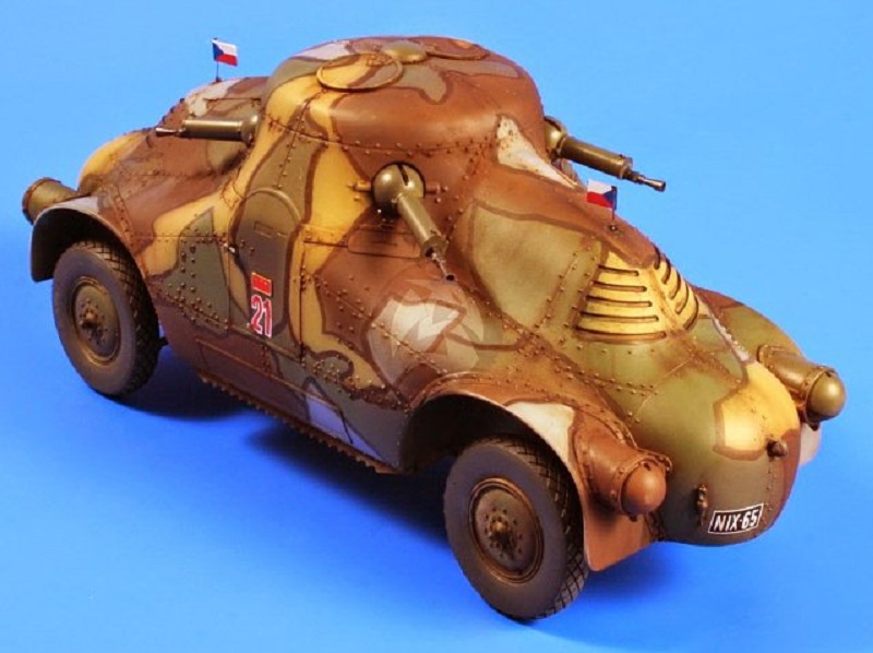 Czechoslovak Armored Car from WWII Skoda Panzerwagen II Turtle