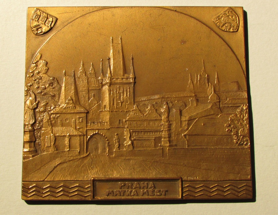 Czech Bronze Plaques from the First Half of the 20th Century