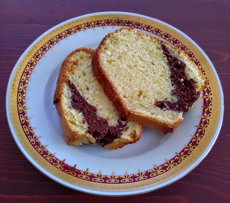 Czech Marble Cake or Bábovka