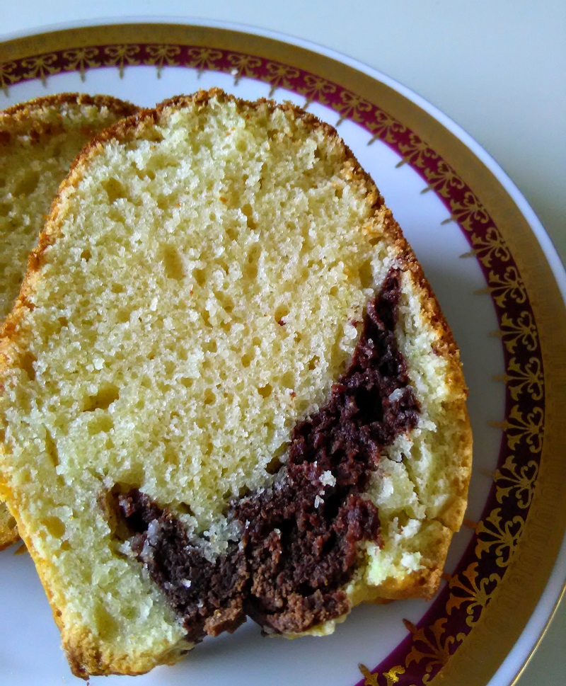 Czech Marble Cake or Bábovka 
