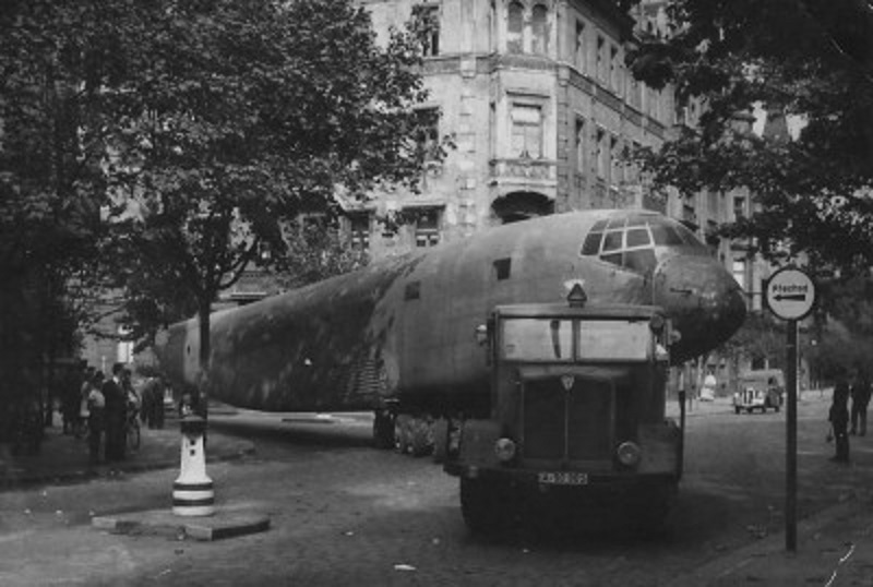 The Letov L-290 Orel Maneuvering Through Prague