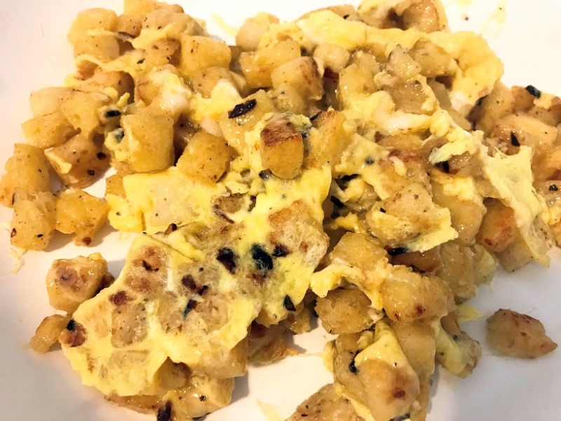 Czech Dumplings and Scrambled Eggs