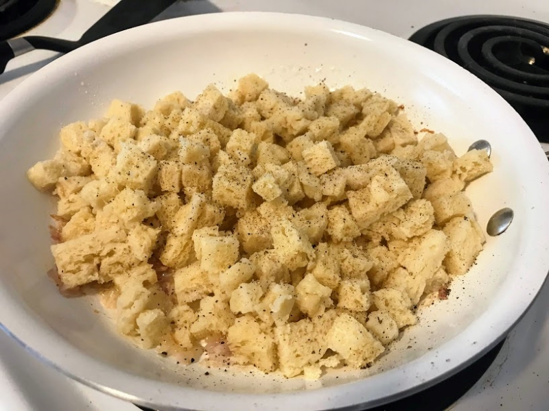 Czech Dumplings and Scrambled Eggs