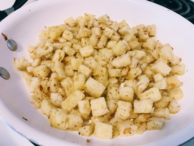 Czech Dumplings and Scrambled Eggs