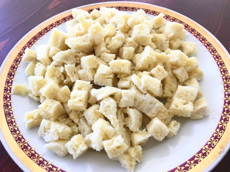 Czech Dumplings and Scrambled Eggs