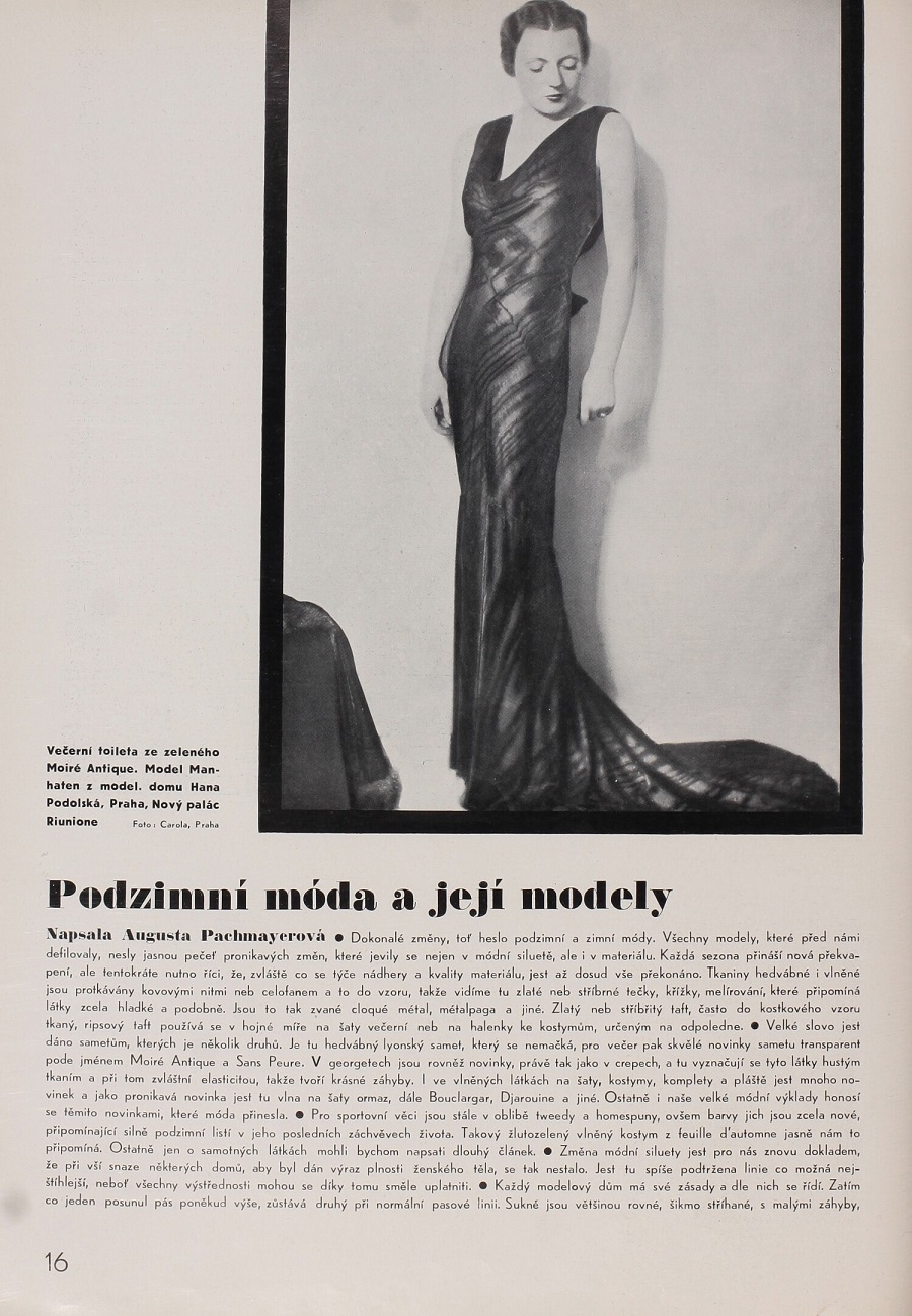 Dress Designs of Hana Podolská at TresBohemes