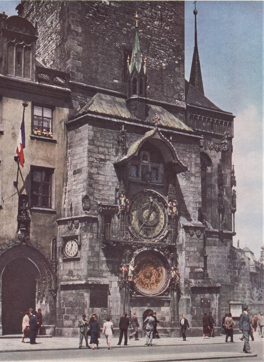 THE OLD TOWN CLOCK TELL TIME, THE SEASON, AND PHASES OF THE MOON. 