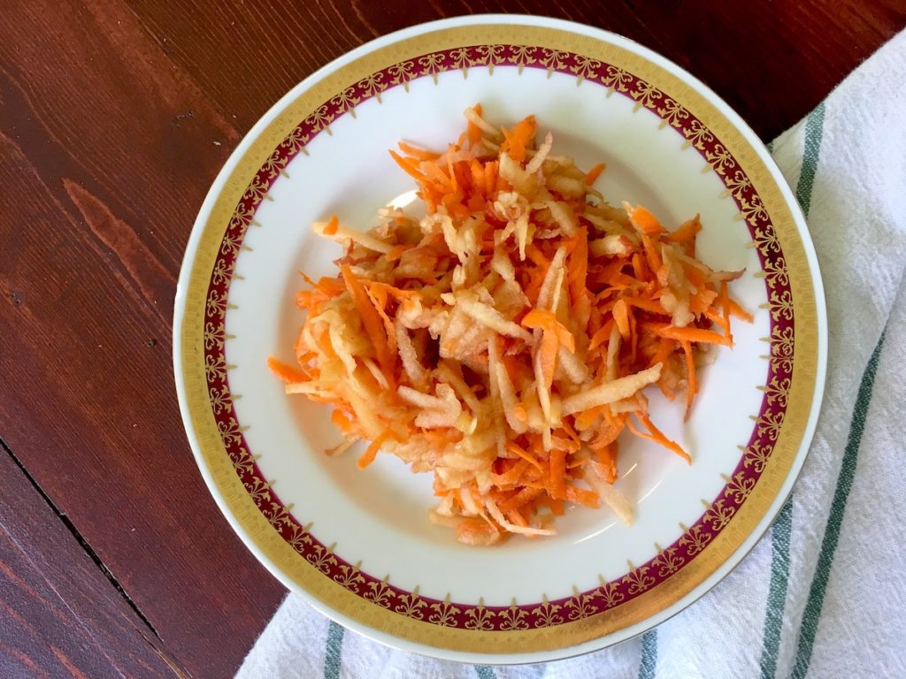 Grated Apples with Carrots
