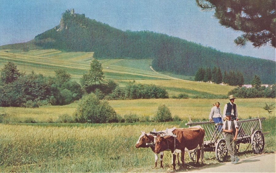 MANY A RUINED CASTLE, HIGH ON A CARPATHIAN CRAG. STANDS IN MEDIEVAL MAJESTY ABOVE THE VALLEY OF THE VAH.