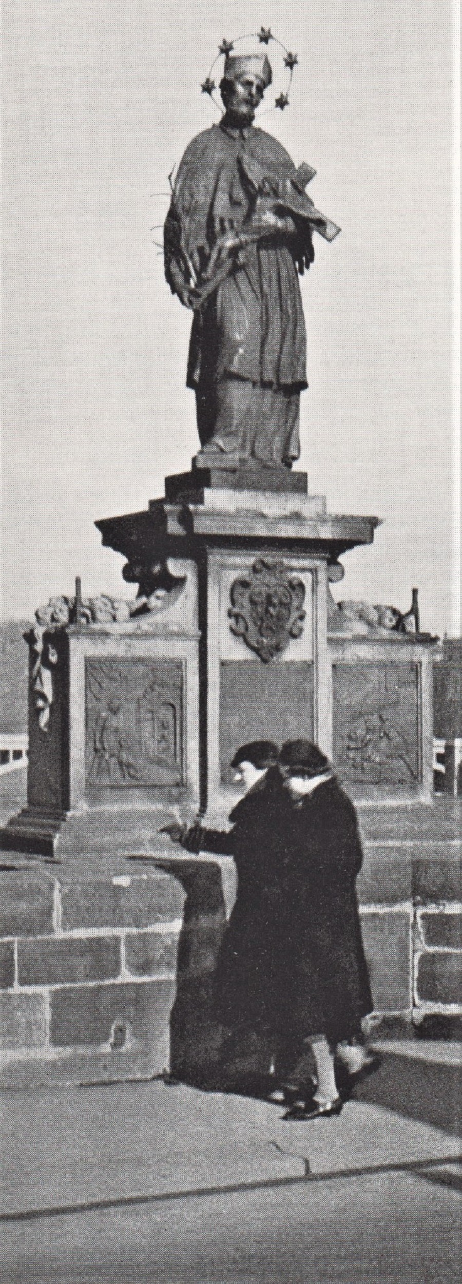 John of Nepomuk on Charles Bridge 1938