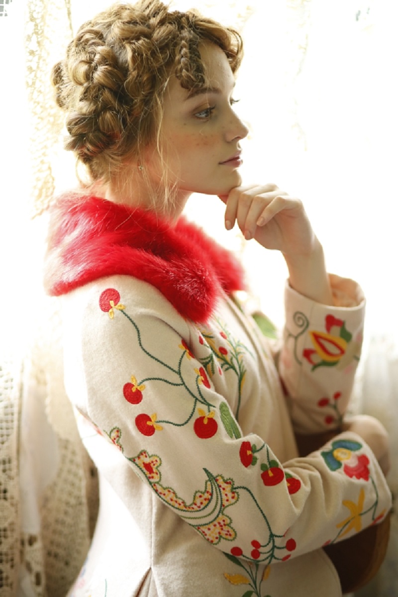 Stunning & Unique Czech Inspired Embroidered Coat