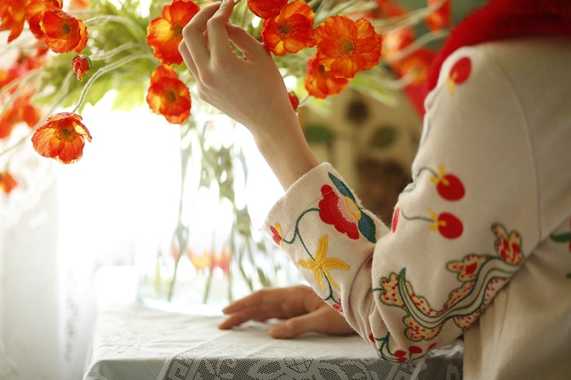 Stunning & Unique Czech Inspired Embroidered Coat