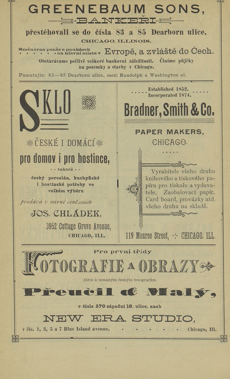 A Brief History of the Early Bohemians of Chicago