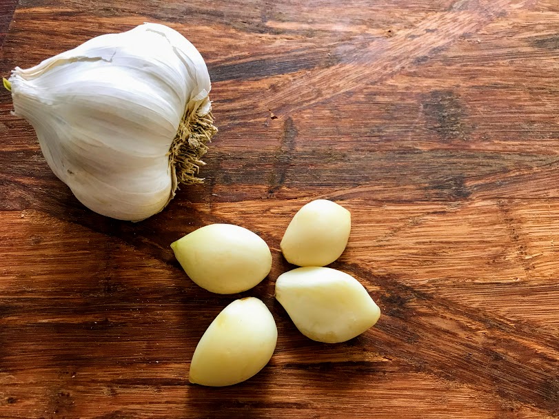 Topinky or Czech Fried Bread with Garlic