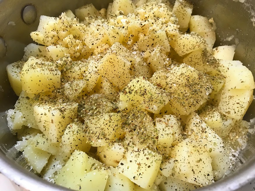 Bohemian Potato Mash with Fried Onions