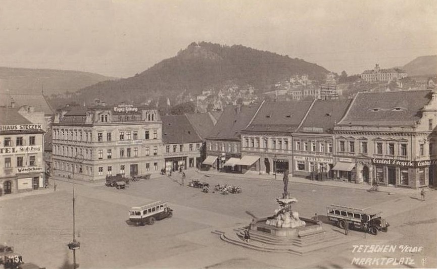 Masaryk Square in Děčín Through the Ages