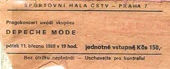 Historical Depeche Mode Concert in the CSSR