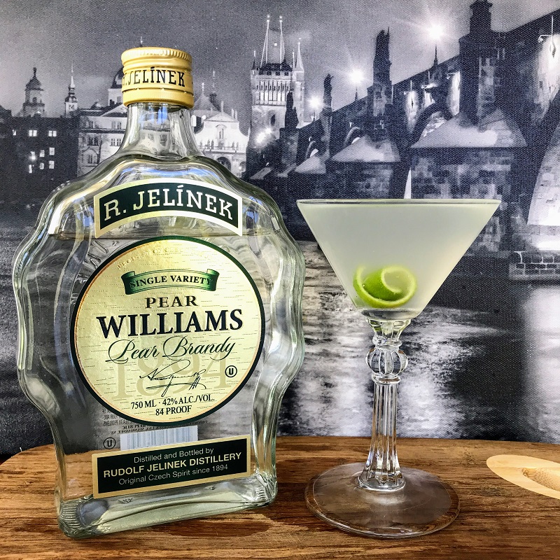 Bohemian Pear Brandy Martini by Zachary Jezek with Pear Williams Pear Brandy