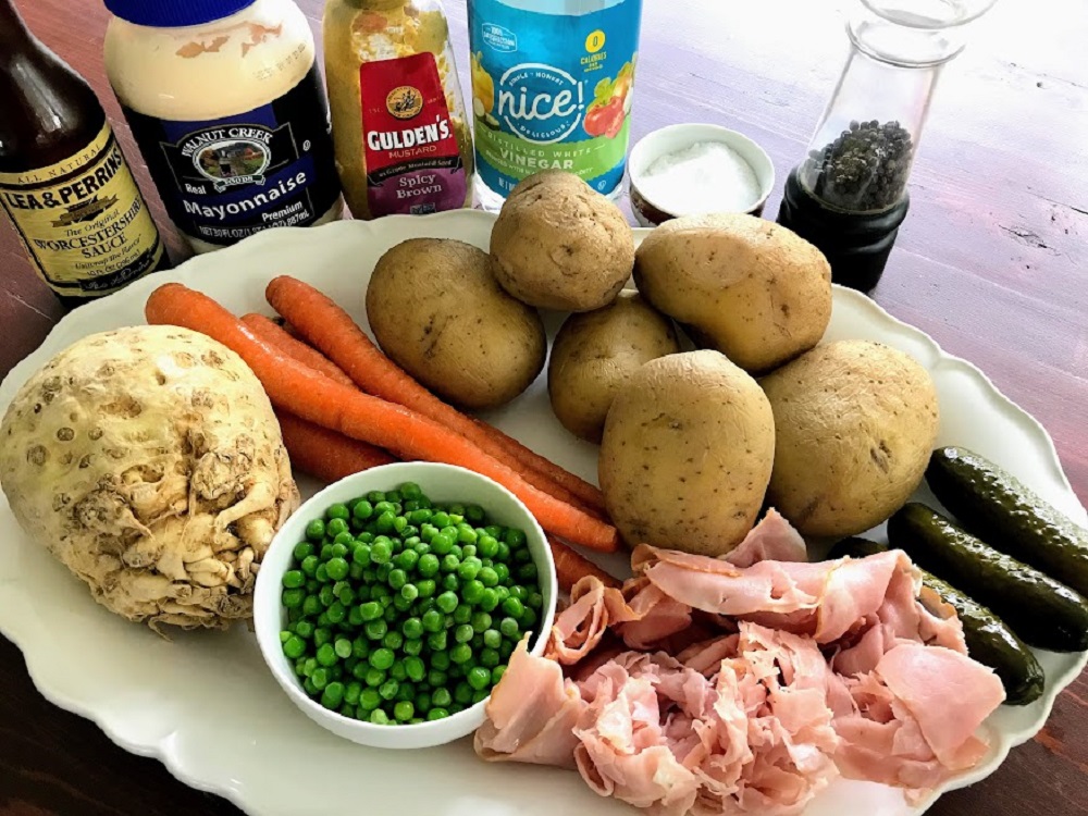Czech retro potato salad