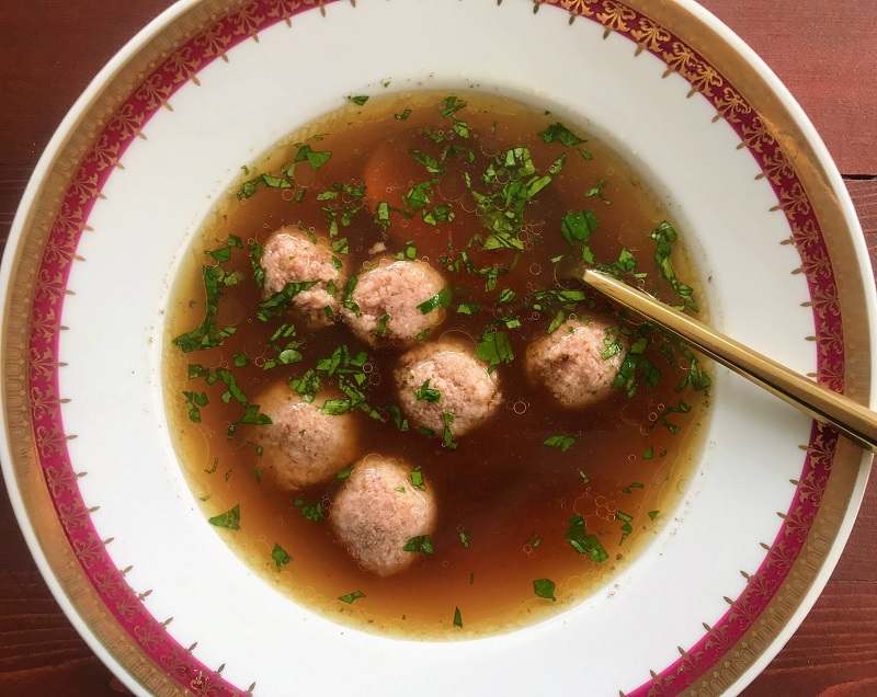 Easy Czech Liver Dumplings in Beef Broth