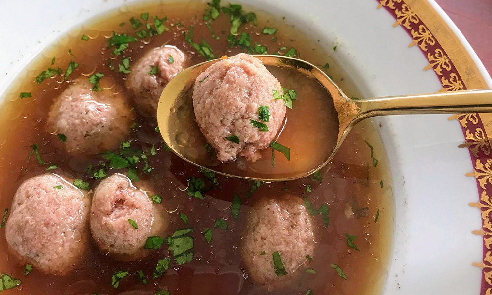 Easy Czech Liver Dumplings in Beef Broth