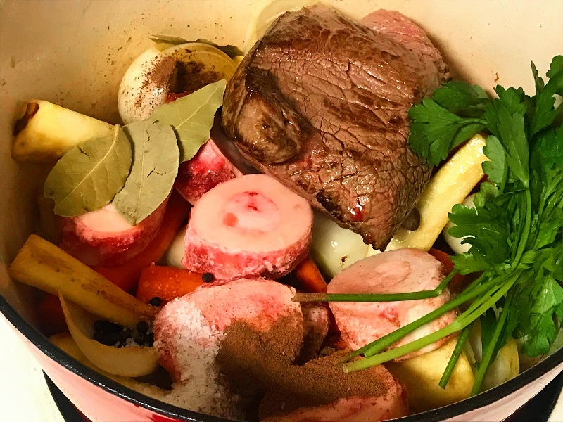 Easy Czech Liver Dumplings in Beef Broth