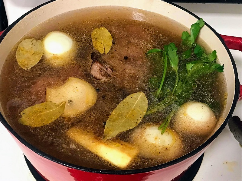 Easy Czech Liver Dumplings in Beef Broth