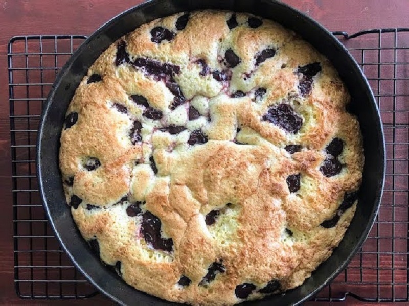 Czech Fruit Sponge Cake Recipe