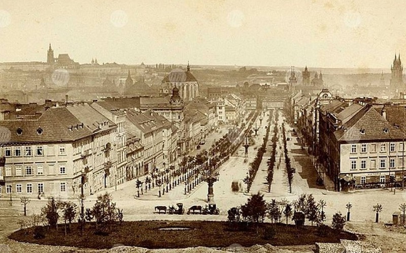 trams on Wenceslas Square