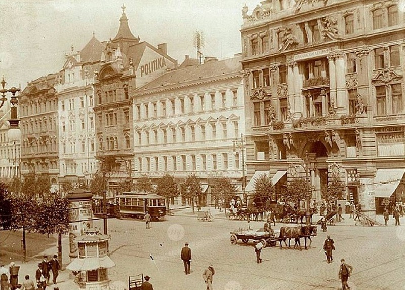 trams on Wenceslas Square