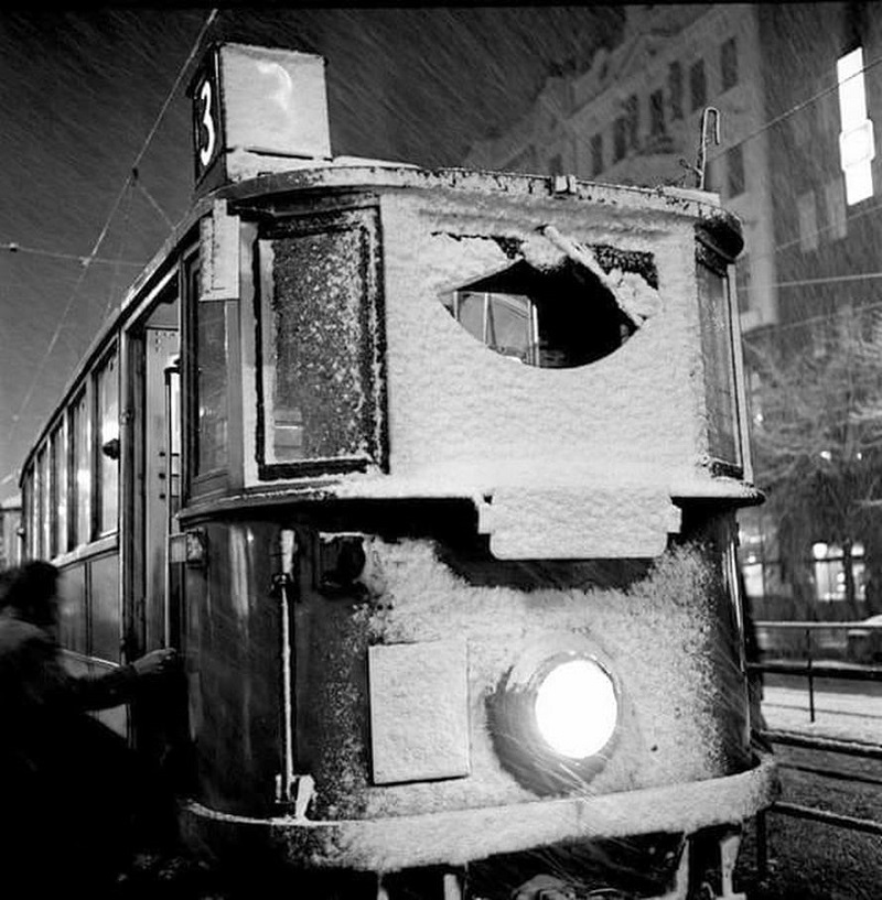 Trams on Wenceslas Square