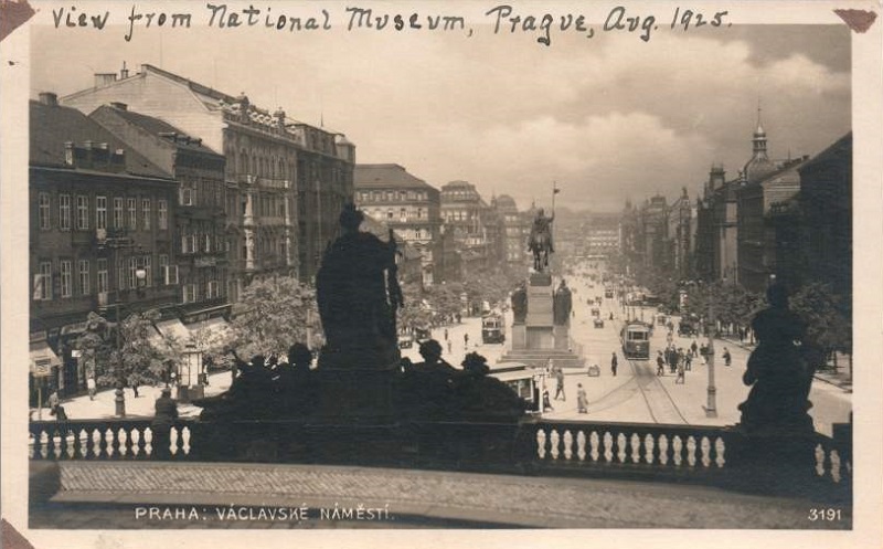 trams on Wenceslas Square