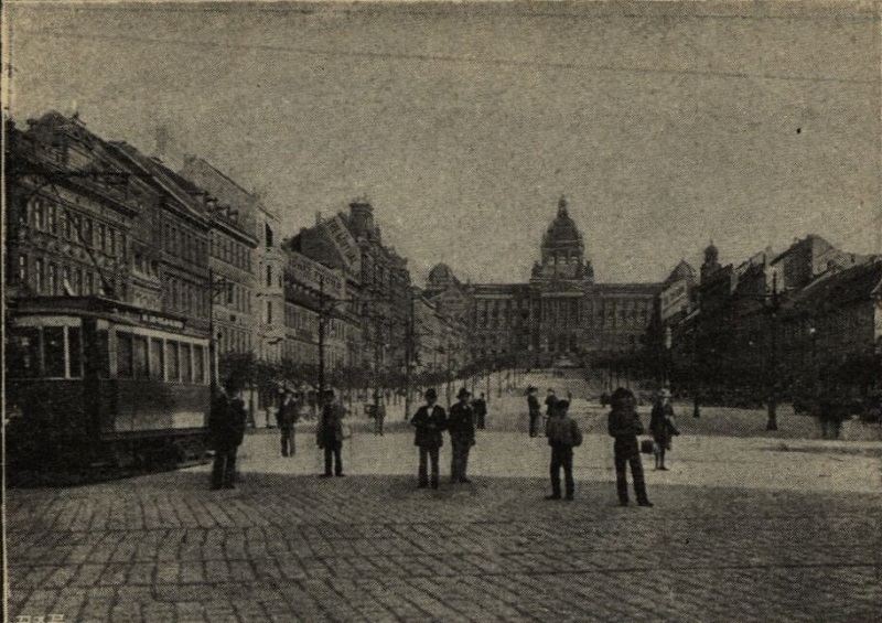 trams on Wenceslas Square