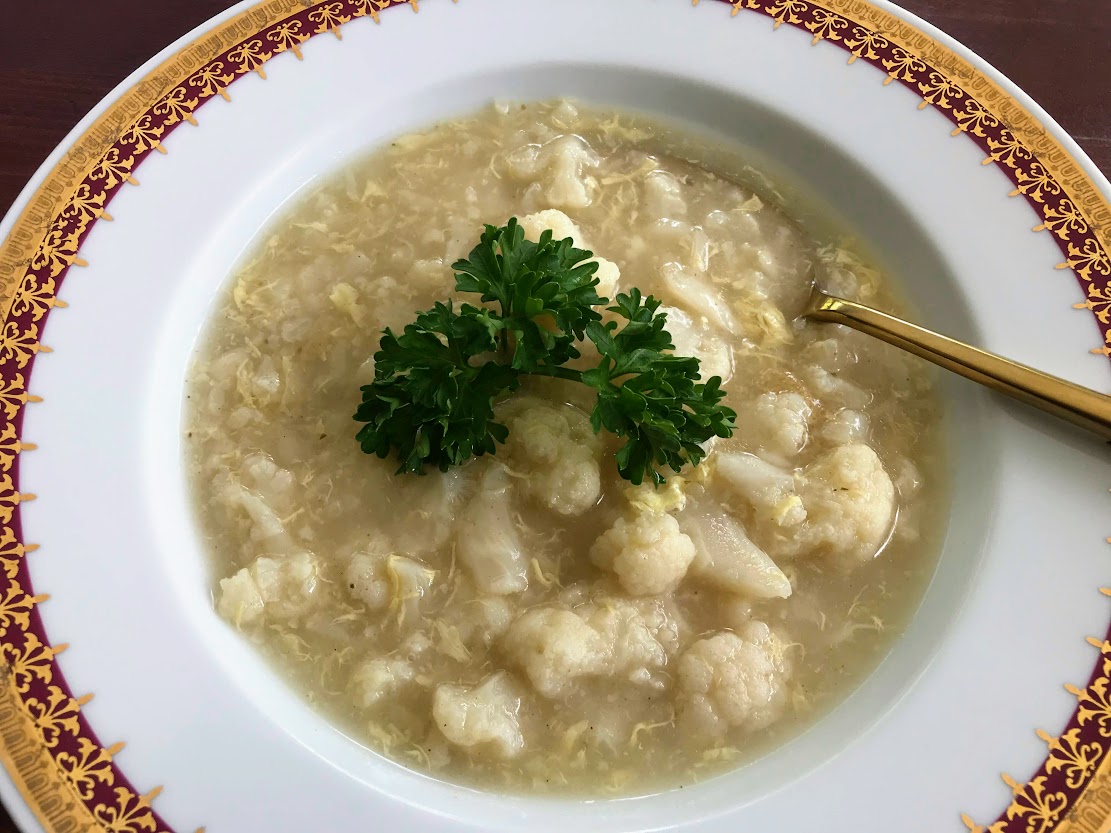 Czech Cauliflower Soup Recipe - Květáková Polévka Recept